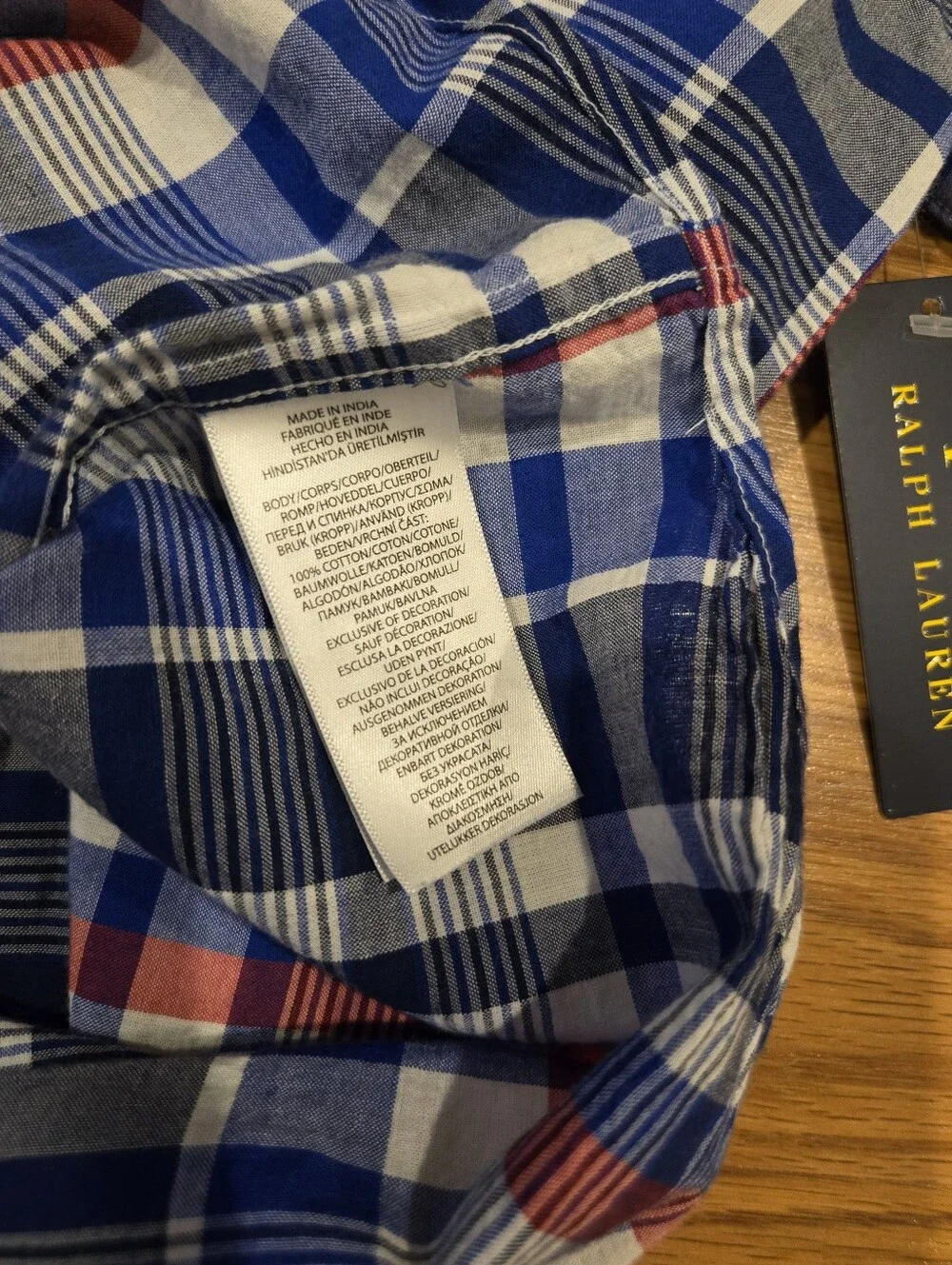 Boys Ralph Lauren Plaid Shirt